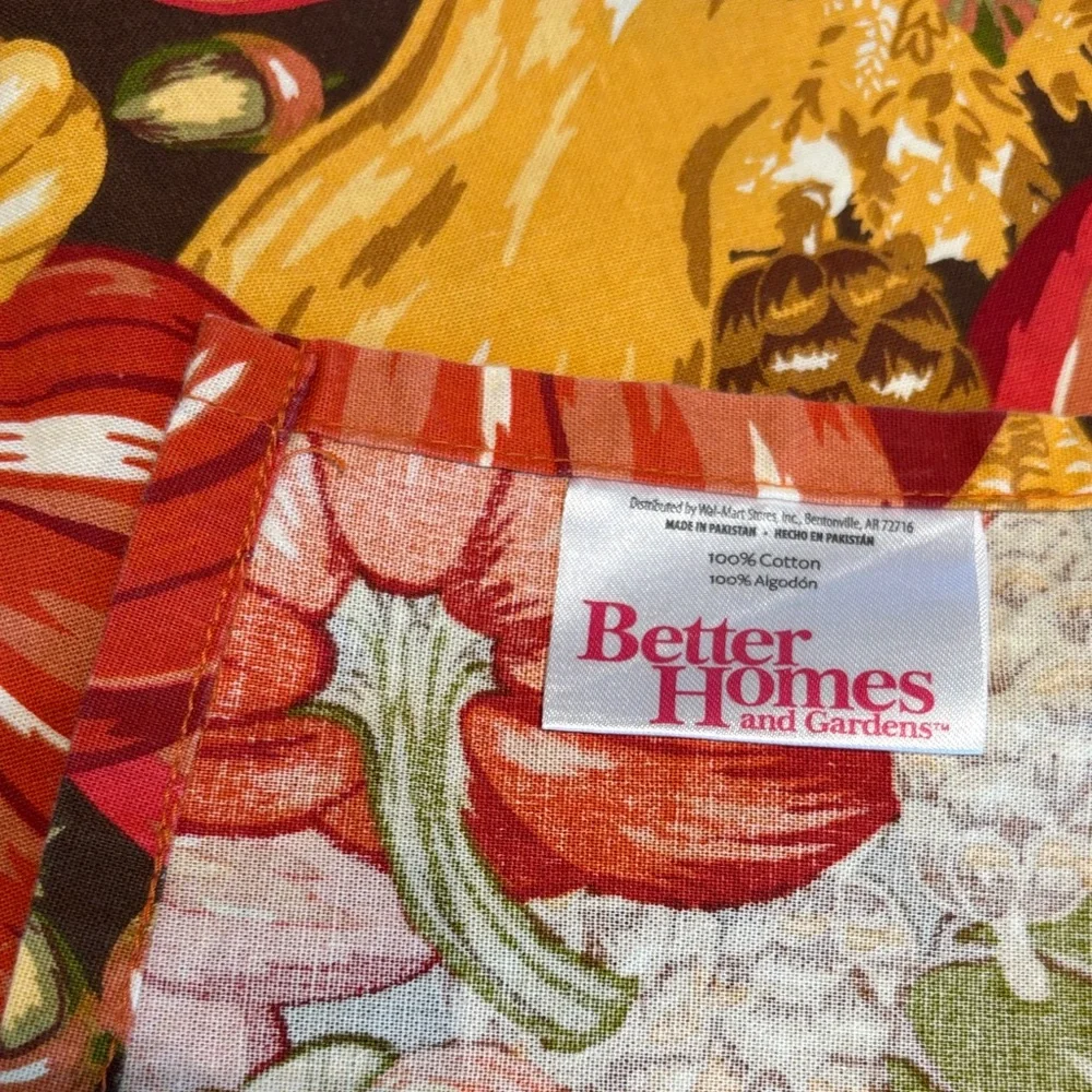 Better Homes And Gardens Autumn Harvest Tablecloth